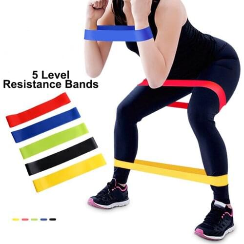 Yoga Resistance Rubber Bands Fitness Elastic Bands 0.3mm-1.1mm Training Fitness Gum Pilates Sport Crossfit Workout Equipment