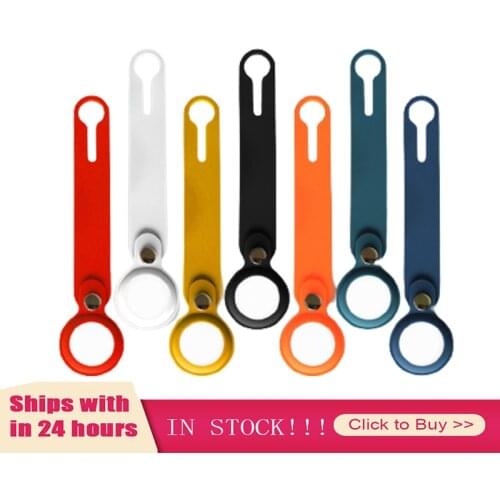 Silicone Case For Airtag Loop Liquid Protective Sleeve For Apple Locator Tracker Anti-lost Device Keychain Protective Sleeve Hot