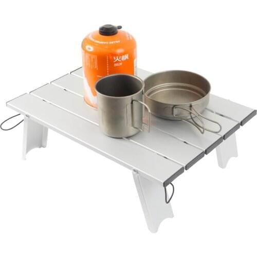 Outdoor Folding Table Beach Camping Backpacking Portable Table with Carry Bag Ultralight Mini Garden Furniture Picnic Desk