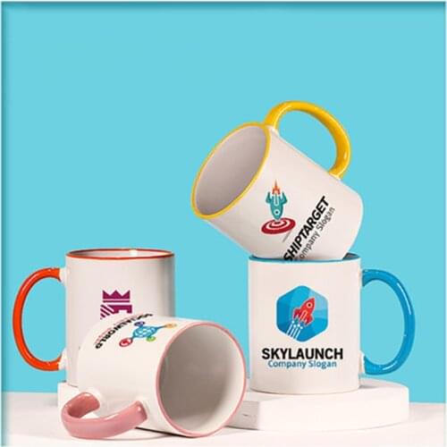 Sublimation Heat Transfer Printing Blank colorful Mug for heat transfer printing