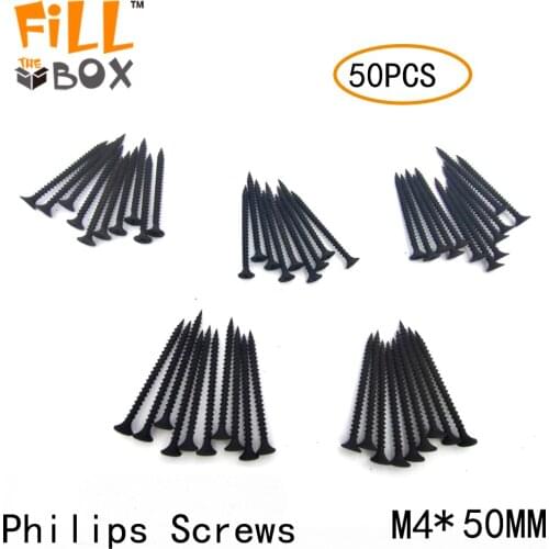 M4 50MM 50PCS/LOT poly box Bugle Head Wood Screws Black Phillips Bugle Head Wood Screws for sell market wholesale