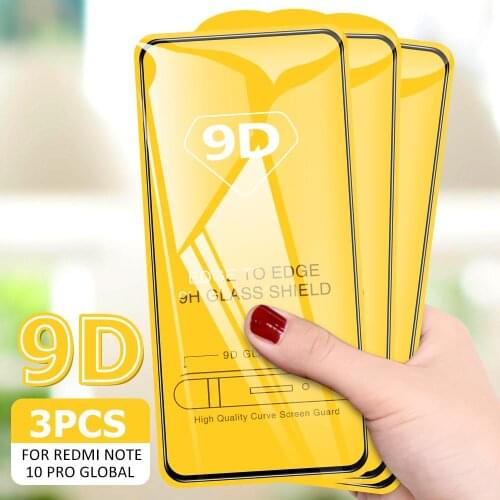 3PCS Screen Protector For Xiaomi Redmi Note 10 9 8 Pro Max Global 4G 5G 10S 9S 8T Tempered Glass For Xiaomi Redmi Note 7 6 5 Pro