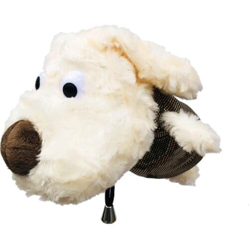 1pc Plush Dog Golf Head Cover For Driver Fairway Woods Clubs Outdoor Sport Plush Golf Clubs Headcovers