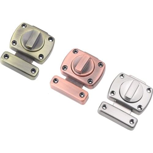 2pcs/lot Home Hardware Furniture Door Zinc Alloy Small Door Latch Security Sliding Door Lock