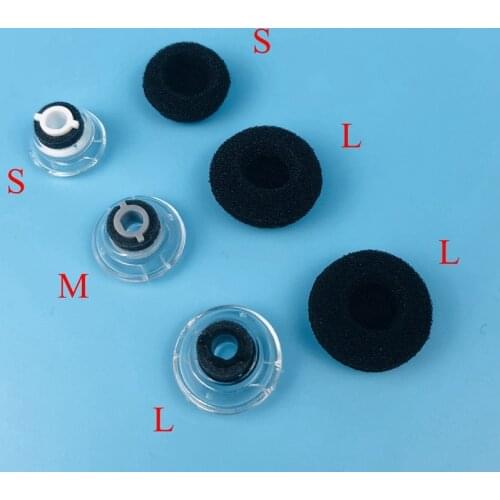 300Pcs/lot S/M/L Size Headset Earbuds Eartips Ear Tips Buds Pads For PLantronic Voyager Legend/UC/PRO bluetooth Headphones