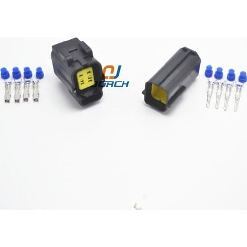 4 Pin Female Male Automotive Electrical Plug Waterproof Denso Connector 174257-2 174259-2 For MAZDA 626 98-00 Oxygen Sensor