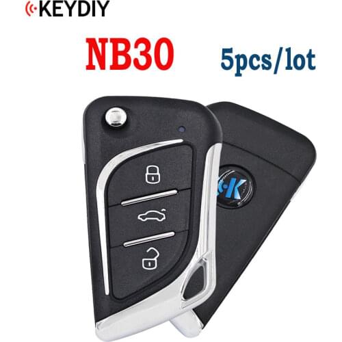 5PCS,Multi-functional Universal Remote Key for KD900 KD-X2 URG200 NB-Series ,KEYDIY NB30 (all functions Chips in one key)