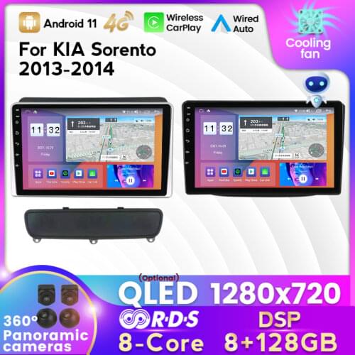 7862C 8Cores 6G 128G For Kia Sorento 2 II XM 2012 - 2021 Car Radio Multimedia Video Player Navigation GPS Android No 2din 2 din