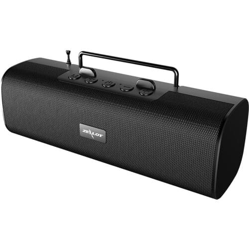 2021 New S40 Wireless Bluetooth Speakers FM radio Outdoor TWS Column Speaker Better Bass 66 ft Bluetooth Range Built-in Mic