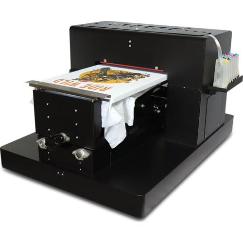 Multicolor A3 Size DTG Digital Garment Printer Directly to Print Dark Light Color Flatbed Printer for T Shirt Clothes Phone Case