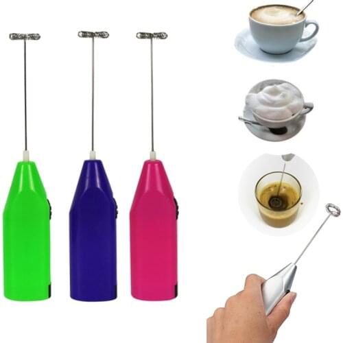 Electric Mini Mixer Frother Milk Whisk For Whipping Cooking Hand Hold Whisker Coffee Egg Milk Ice Cream Multi-Function Whisk