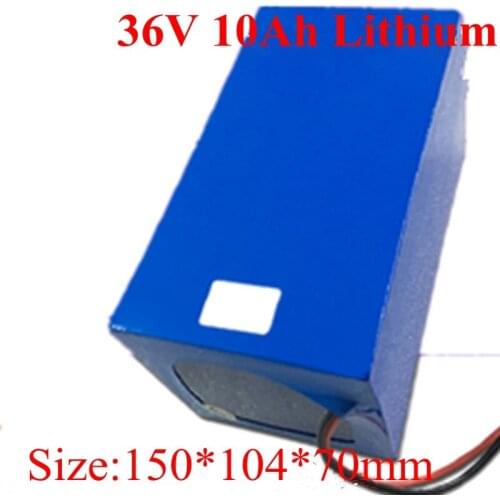 36v 10ah Lithium Battery Electric Bike Battery Pack 36v 10ah 15A BMS 36v 500w 350w Mid Drive Power Wheelchair Batteries +Charger