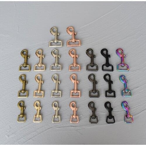 1 Pcs 15mm/20mm/25mm/30mm Metal Buckles Lobster Clasp leash Carabiner Snap Hook Key Chain Bag Part DIY Hardware Accessories