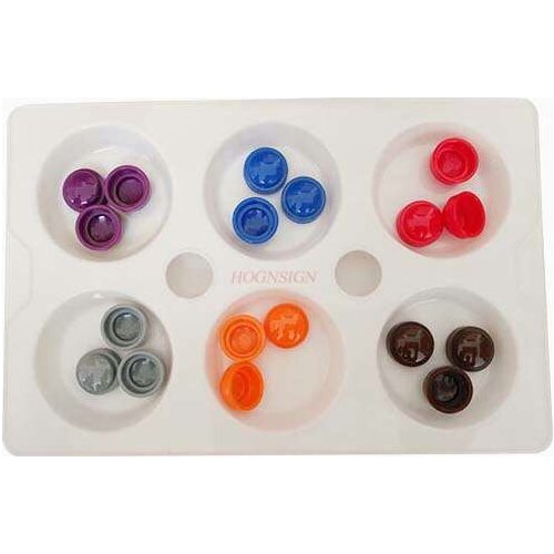 Painting gouache box Childrens art painting square 6 grid palette kindergarten painting early education paint plate