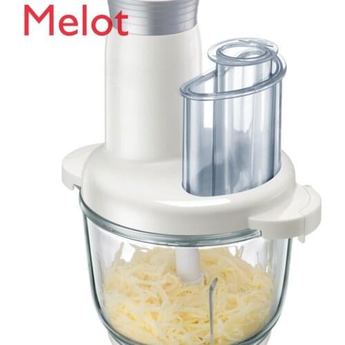 Vegetable Cutter Household Electric Stainless Steel Multi-Function Minced Meat Slicing and Shredded Slicer Cooking Machine