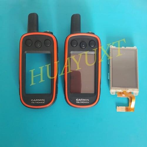 Original Alpha 100 Front Cover LCD screen for Garmin Alpha 100 LCD screen with touch Front Case Repair replacement