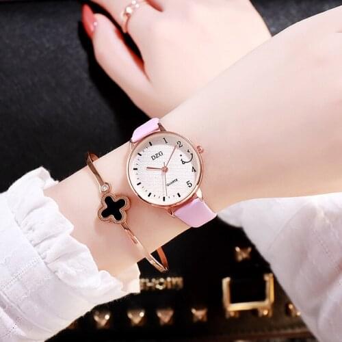 Sakura pink watch female college style female middle school student girl Japanese soft girl cute all-match candy color