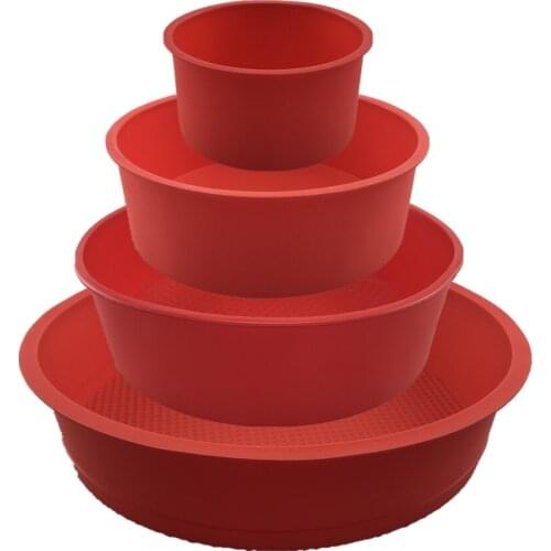 Silicone Cake Round Shape Mold Kitchen Bakeware DIY Desserts Baking Mousse Moulds Pan Tools