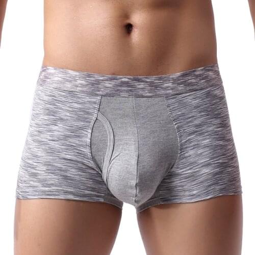 New Boxers Mens Underwear Men Comfortable Modal Boxer Shorts Male Slip Panties Sexy U Convex Boxershorts Man Underpants Cuecas