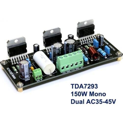 150W TDA7293 Mono High Power 150W Single Channel Audio Power Amplifier Board Parallel Home Theater DIY AMP
