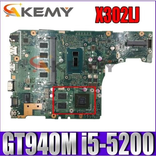 X302LJ MAIN_BD._4G/I5-5200U/AS V2G I5-5200U 4GB RAM GT920M 2G Motherboard For ASUS X302L X302LA X302LJ Laptop Mainboard Test ok