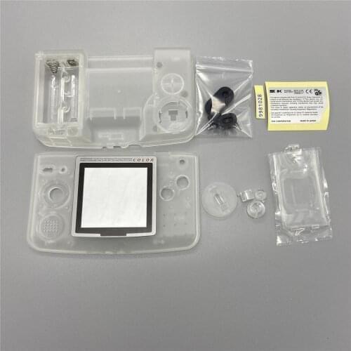 2 sets Housing Shell Replacement full Kit For SNK NEOGEO Pocket Color for NGPC