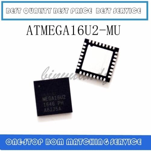 10PCS/LOT ATMEGA16U2-MU MEGA16U2-MU ATMEGA16U2 MEGA16U2 QFN32 new and original