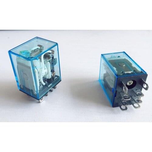 5pcs Intermediate relay LY2NJ JQX-13F small electromagnetic relay Power Relay 8Pins DC12V AC12V DC24V AC24V AC110V AC220V