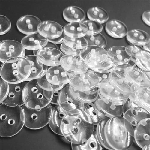 50/100pcs Resin pearl shirt button mens and womens shirt two holes button cuff collar buttons for sewing DIY