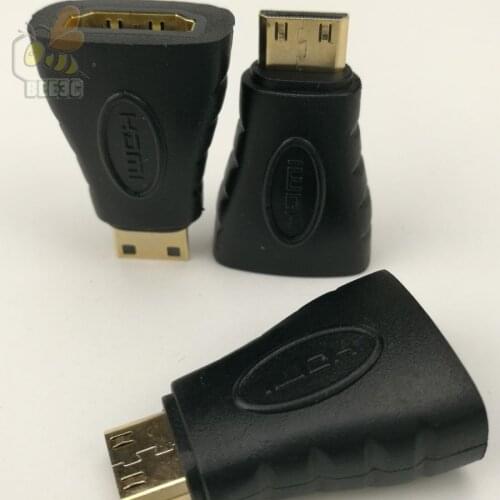 HDMI-compatible A female in to HDTVC male out (HDTV female to mini HDTV Male) adapter 300pcs