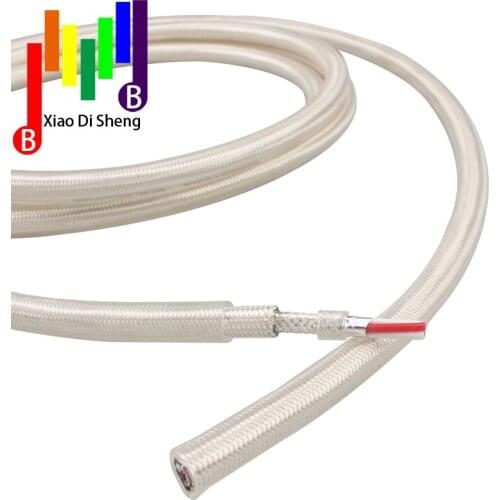 Per Meter QED 4 core Silver Plated RCA Audio Cable signal Cable for Audiophile DIY Interconnect Audio Cable