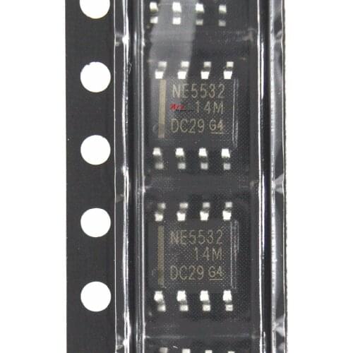 Audio Operational Amplifier N5532 NE5532 NE5532D NE5532DR SOP-8 NEW 100PCS