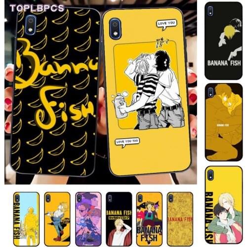 TOPLBPCS Anime Cartoon Banana Fish Anti-Fall Phone Case Hull for Samsung A10 20s 71 51 10 s 20 30 40 50 70 80 91 A30s 11 31