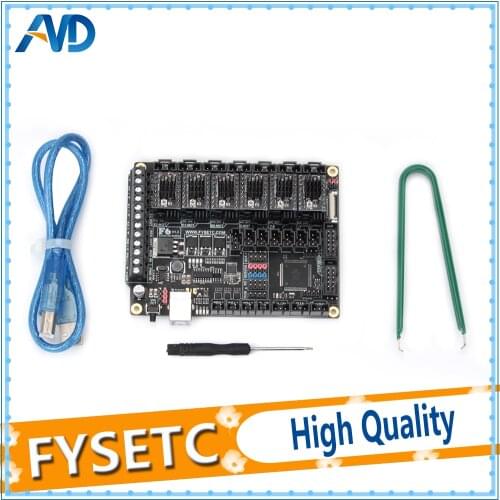 6pcs Stepping Motor Driver ST820+ FYSETC F6 V1.3 Board ALL-in-one Electronics Solution Mainboard For 3D Printer CNC Devices