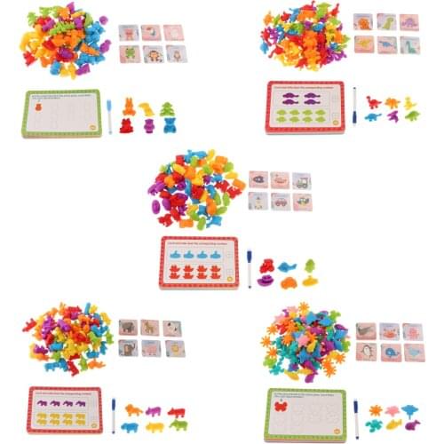 Homeschool, Educational Counting Toy, Early Math Skills, Math Cognition, Set of 89, for Kids