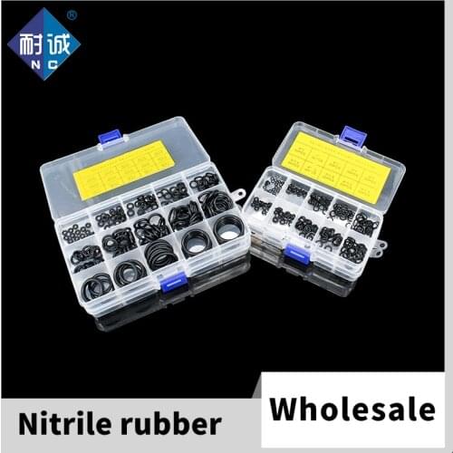 Boxed nitrile silicone rubber Assortment O-ring repair kit faucet sealing valve waterproof machine oil-resistant gasket kit