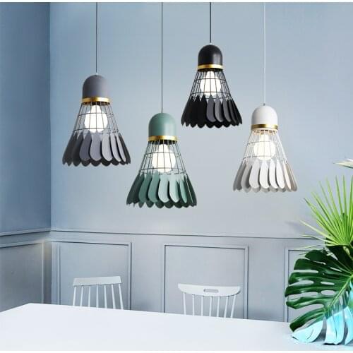 Badminton Pendant Lights Minimalist Scandinavian Restaurant Lamps Dining Room Lamp Creative Personality Bar Study Bedroom Lamp