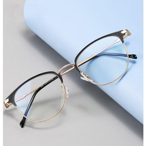 Mens smart color-changing myopia glasses fashion trend womens anti blue-ray light myopia glasses sunglasses -250 -300 -400