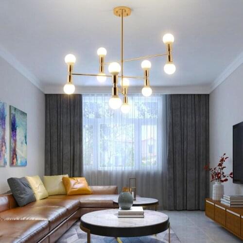 Nordic lamparas de techo colgante moderna living room decoration люстра в гостинную подвесные светильники