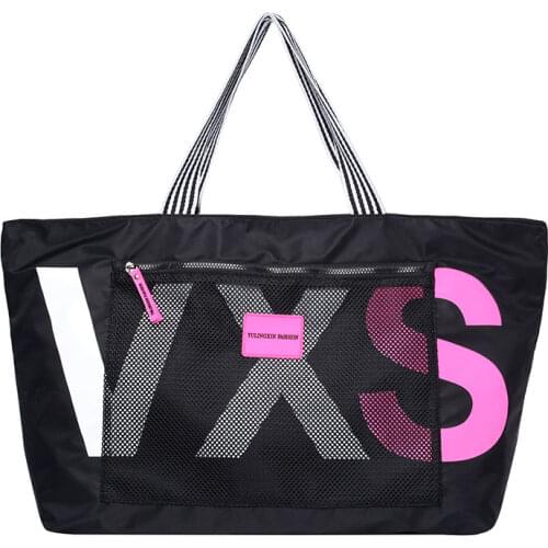 2021 New Arrivals Letter Women Shoulder Bags Trendy Waterproof Tote Beach Bag Large Capacity Female Travel Shopping bags