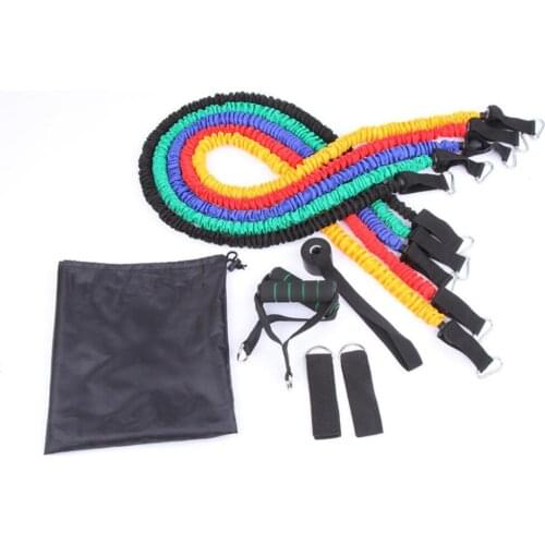 Wholesale 100LB high quality latex string chest developer fitness chest expander wall pulley