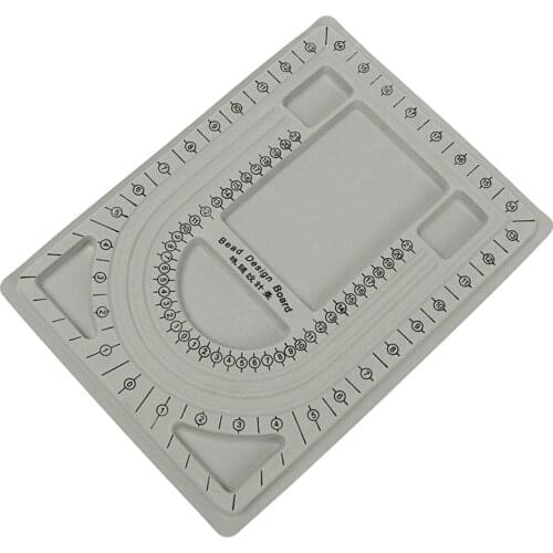 New Gray Bead Pear Trays Stringing Jewelry Making Craft Design Organizer Board Tool Creative Bracelet DIY Box L
