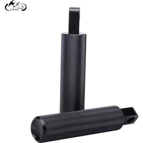 Black Motor Rear Front Foot Pegs For Harley Dyna FXDF FXDWG Softail Sportster 1200 XL883 Touring Road Electra Street Glide FLHR