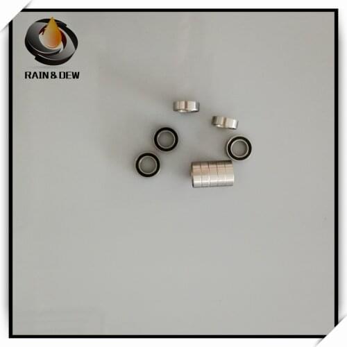 10 Pcs SMR106 2RS 6x10x3 mm Stainless Steel Bearing ABEC-7 MR106 Anti-rust bearing MR106RS Ball Bearing