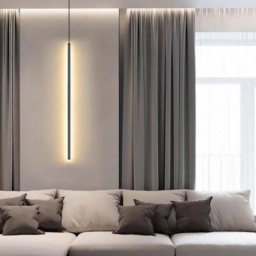 Modern Long Cable Pendant Lamps for Bedside Living Room Foyer Lighting Nordic LED Ceiling Hanging Pendant Lamp Warm White Light