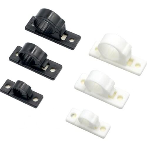 10Pcs Strong Adhesive Mini Data Cable Clamps Creative Design Anti-slip Plastic Data Line Management Wire Storage Clips for Desk