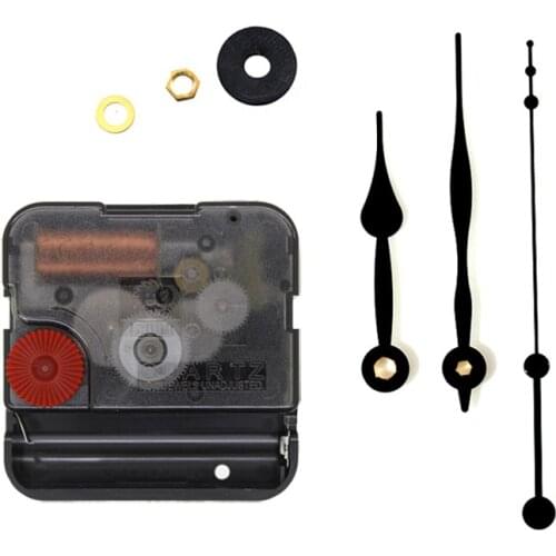 12888 6mm screw length movement Sweep With Black Clock Hands 52# Clock Accessory Quartz Movement Plastic DIY Clock Kits