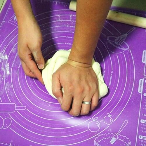 60x45cm Large Silicone Mat Non-stick Kneading Dough Pastry Rolling Mat Baking Pads Kitchen Tools Pizza Cake Sheet Accessories
