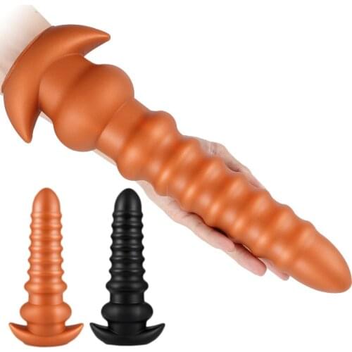 Anal Beads Butt Plug Penis Vagina G-spot Massager Suction Cup Silicone Anal Plug Adult Sex Shop Anal Sex Toys for Women Men