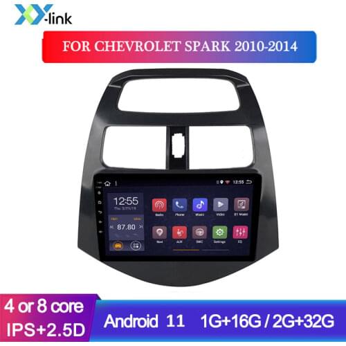 Android 8.1 Car Radio DVD multimedia Player for chevrolet SPARK 2010-2014 GPS Glonass Navigation system stereo Audio no 2 din